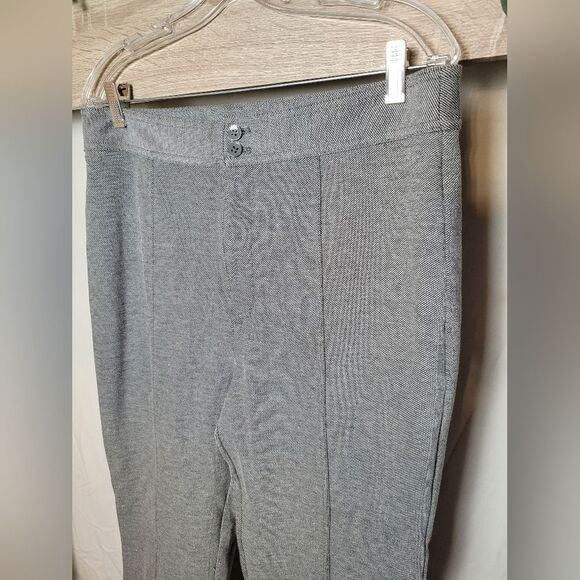 Maeve Anthropologie Wide Leg Pants High Waist Seam Ankle Slit Trousers Plaid 14 - Picture 6 of 14